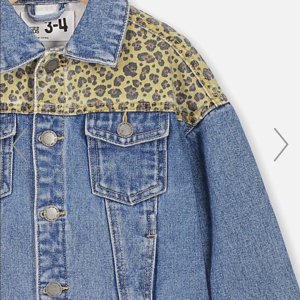 ISO Emmy trucker jacket 3/4 leopard